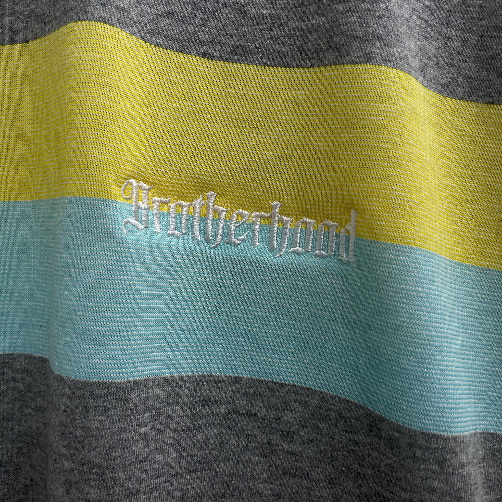 Playera Brotherhood Rayas (Turquesa, Amarillo, Gris)